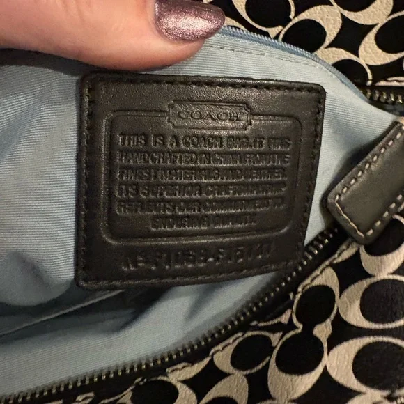 Coach Heritage Chelsea Signature Striped tote & Crossbody - Picture 10 of 11